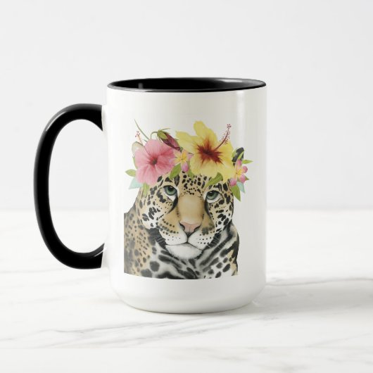 Tropical Halo | Süße Cheetah Tasse (Links)