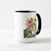 Tropical Halo | Süße Cheetah Tasse (VorderseiteRechts)