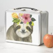 Tropical Halo | Sweet Sloth Metall Brotdose (Beispiel)