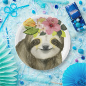 Tropical Halo | Sweet Sloth Pappteller (Party)