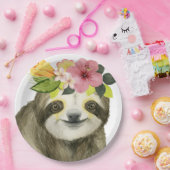 Tropical Halo | Sweet Sloth Pappteller (Party)