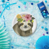 Tropical Halo | Sweet Sloth Pappteller (Party)