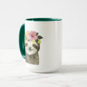 Tropical Halo | Sweet Sloth Tasse (Vorderseite Links)
