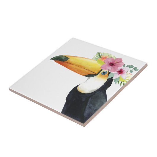 Tropical Halo - Toucan Fliese (Seite)