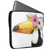 Tropical Halo - Toucan Laptopschutzhülle (Vorne Rechts)