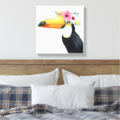 Tropical Halo - Toucan Leinwanddruck (Insitu (Schlafzimmer))
