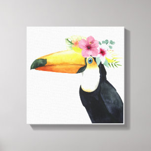 Tropical Halo - Toucan Leinwanddruck