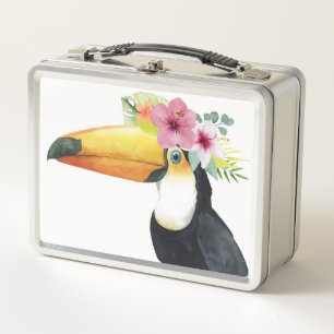 Tropical Halo - Toucan Metall Brotdose