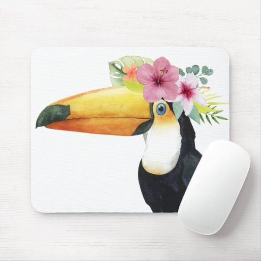 Tropical Halo - Toucan Mousepad (Mit Mouse)