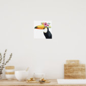 Tropical Halo - Toucan Poster (Küche)