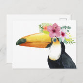 Tropical Halo - Toucan Postkarte (Vorne/Hinten)
