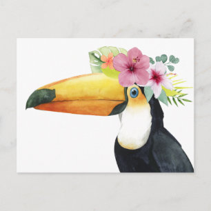 Tropical Halo - Toucan Postkarte