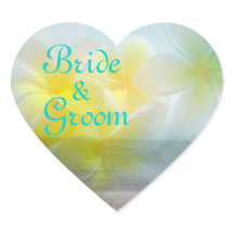 Tropical Haven Braut & Bräutigam Plumeria Hochzeit