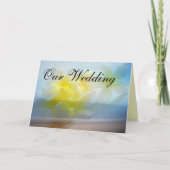 Tropical Haven Wedding Einladung (Vorderseite)