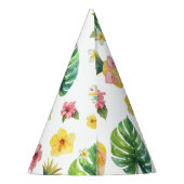 Tropical Hawaii Aloha Birthday Party Partyhütchen (Rückseite)