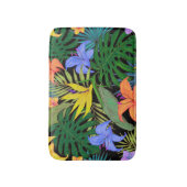 Tropical Hawaii Aloha Blume Graphic Badematte (Vorderseite Vertikal)