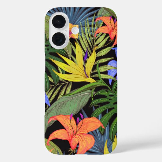 Tropical Hawaii Aloha Blume Graphic Case-Mate iPhone Hülle (Rückseite)