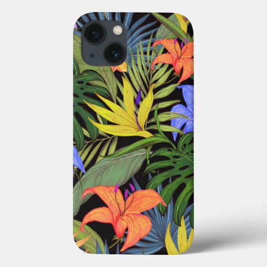 Tropical Hawaii Aloha Blume Graphic Case-Mate iPhone Hülle (Rückseite)