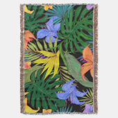 Tropical Hawaii Aloha Blume Graphic Decke (Vorderseite Vertikal)