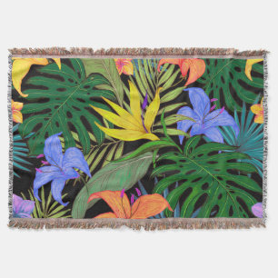 Tropical Hawaii Aloha Blume Graphic Decke