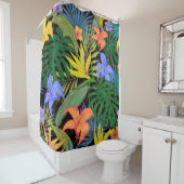 Tropical Hawaii Aloha Blume Graphic Duschvorhang (Beispiel)