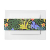 Tropical Hawaii Aloha Blume Graphic Einladungsbanderole (Vorderseite Beispiel)