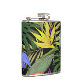 Tropical Hawaii Aloha Blume Graphic Flachmann (Rechts)