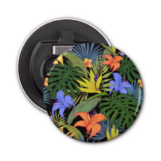 Tropical Hawaii Aloha Blume Graphic Flaschenöffner (Vorderseite)