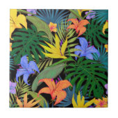 Tropical Hawaii Aloha Blume Graphic Fliese (Vorderseite)