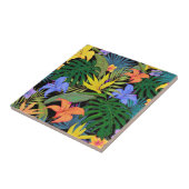 Tropical Hawaii Aloha Blume Graphic Fliese (Seite)