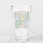 Tropical Hawaii Aloha Blume Graphic Glas (Rückseite)