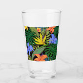 Tropical Hawaii Aloha Blume Graphic Glas (Vorderseite)