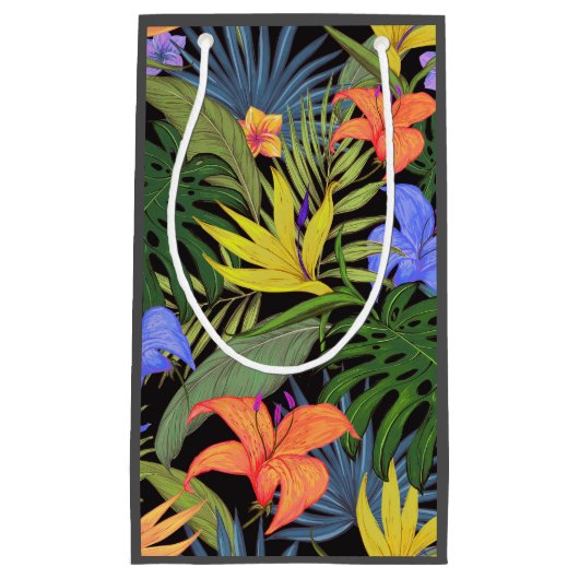 Tropical Hawaii Aloha Blume Graphic Kleine Geschenktüte (Vorderseite)
