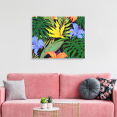 Tropical Hawaii Aloha Blume Graphic Leinwanddruck (Insitu (Wohnzimmer))
