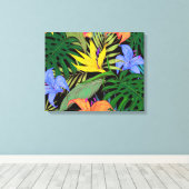 Tropical Hawaii Aloha Blume Graphic Leinwanddruck (Insitu (Holzboden))