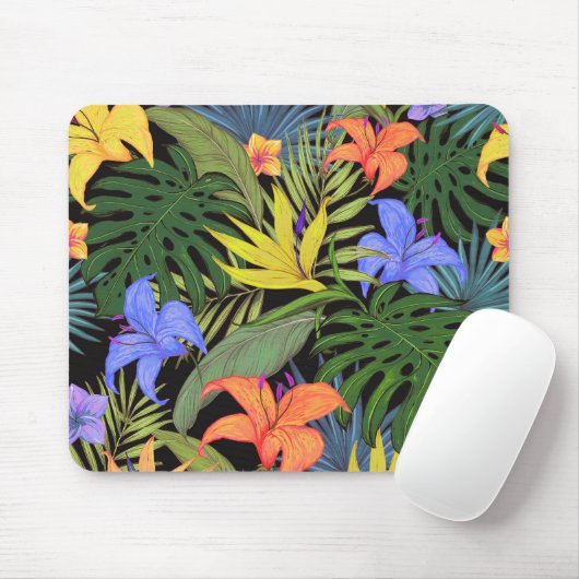 Tropical Hawaii Aloha Blume Graphic Mousepad (Mit Mouse)