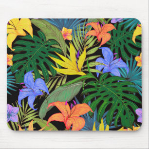 Tropical Hawaii Aloha Blume Graphic Mousepad