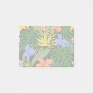Tropical Hawaii Aloha Blume Graphic Post-it Klebezettel