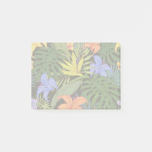 Tropical Hawaii Aloha Blume Graphic Post-it Klebezettel (Vorderseite)