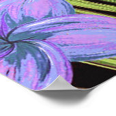 Tropical Hawaii Aloha Blume Graphic Poster (Ecke)