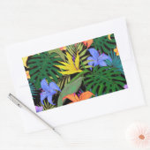 Tropical Hawaii Aloha Blume Graphic Rechteckiger Aufkleber (Umschlag)