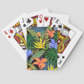 Tropical Hawaii Aloha Blume Graphic Spielkarten (Rückseite)
