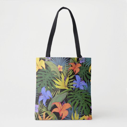 Tropical Hawaii Aloha Blume Graphic Tasche (Vorderseite)