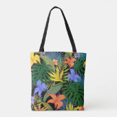 Tropical Hawaii Aloha Blume Graphic Tasche (Rückseite)