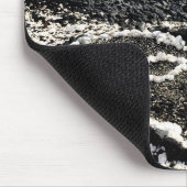 Tropical Hawaii Black Sand Beach Coral Liebe Herz Mousepad (Ecke)