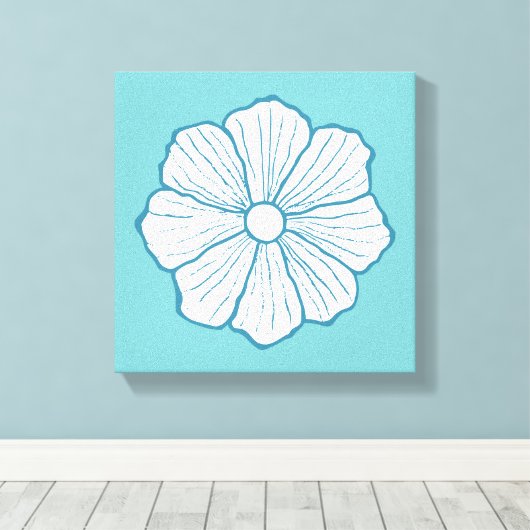 Tropical Hawaii Hawaii Blume Leinwand (Insitu (Holzboden))