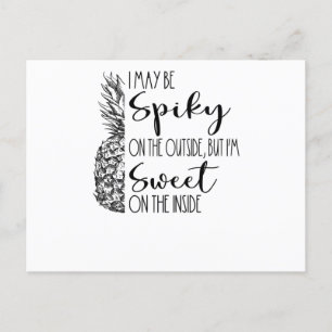 Tropical Hawaii Holiday Ananas Sprichwort Summer Postkarte
