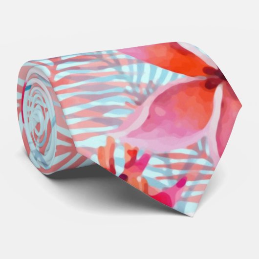 Tropical Hawaii. Krawatte (Gerollt)