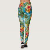 Tropical Hawaii Leggings (Rückseite)