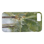 Tropical Hawaii Palm Trees Case-Mate iPhone Hülle (Rückseite (Horizontal))